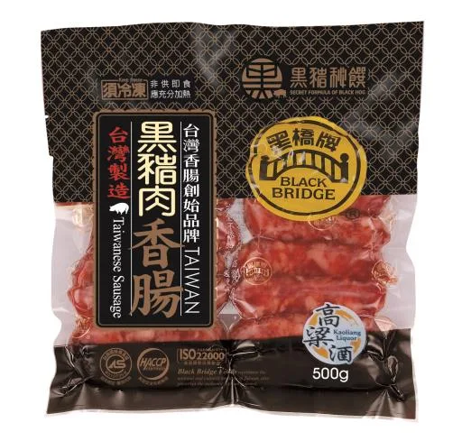 500g高粱酒黑豬香腸－真空(特販) 外包裝