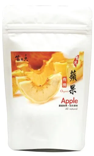 芸之香有機蘋果鮮果乾 外包裝