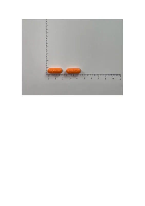 "中美"解百痛膜衣錠600毫克外觀