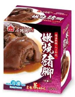 義美高媽媽廚房-嫩燒豬腳 外包裝