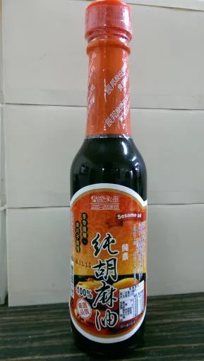 耆盛純胡麻油220ml 外包裝