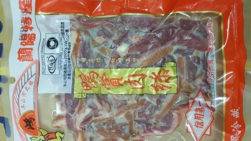 鴨賞肉絲 外包裝