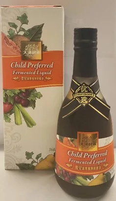 上海大漢-優兒蔬果植物醱酵液360ml/瓶 外包裝
