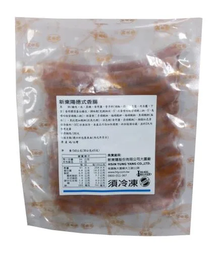 新東陽德式香腸36G國道 外包裝