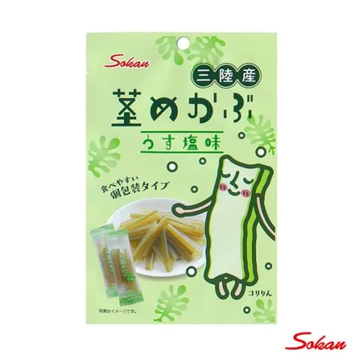 日本三陸產海帶莖(薄鹽風味) 外包裝
