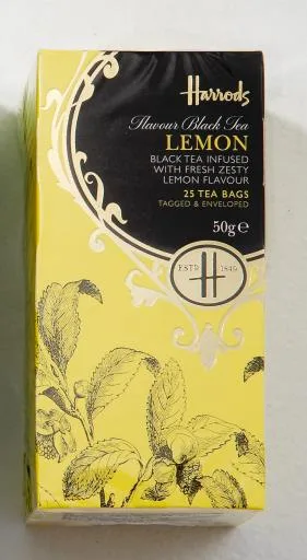 HARRODS CORE 檸檬異國風情茶茶包(25入) 外包裝