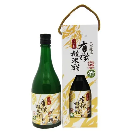 上味相有機糙米醋500ML 外包裝