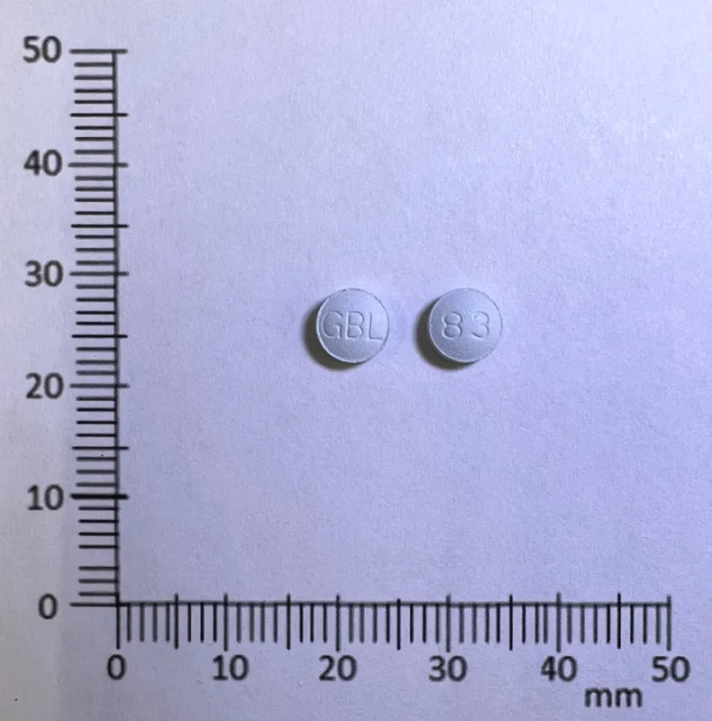 抵敏膜衣錠5毫克外觀