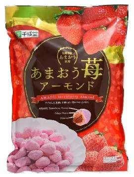 千成堂草莓杏仁果 外包裝