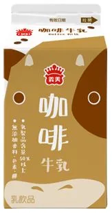 義美咖啡牛乳 375ml 外包裝