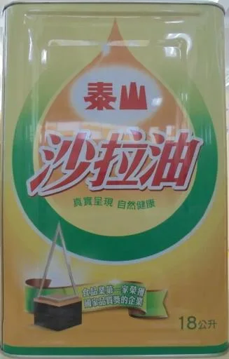 泰山大豆沙拉油18L 外包裝