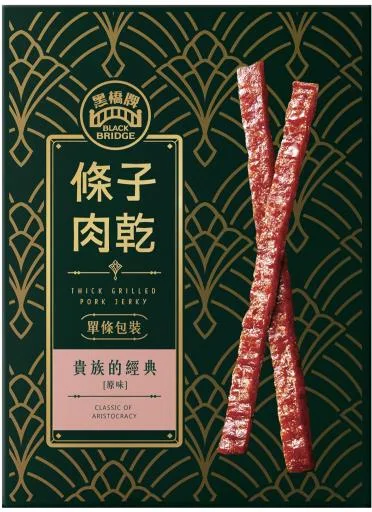 原味條子肉乾單條包裝－彩盒(零售) 外包裝