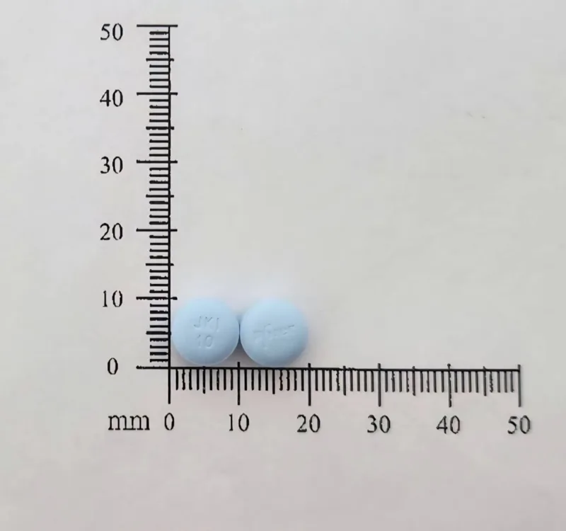 捷抑炎膜衣錠10毫克外觀