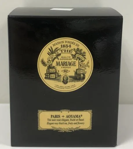 巴黎VS青山紀念茶 外包裝