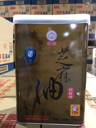 福壽100%芝麻油 外包裝