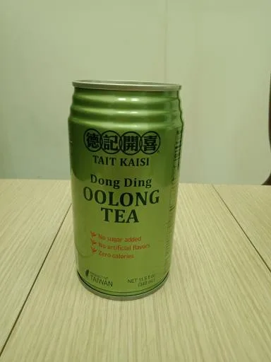 德記開喜凍頂烏龍茶(無糖美國版) 外包裝