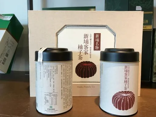 新埔客家柚子茶 外包裝