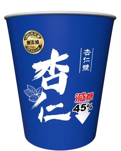 杏仁漿微糖(杯) 外包裝