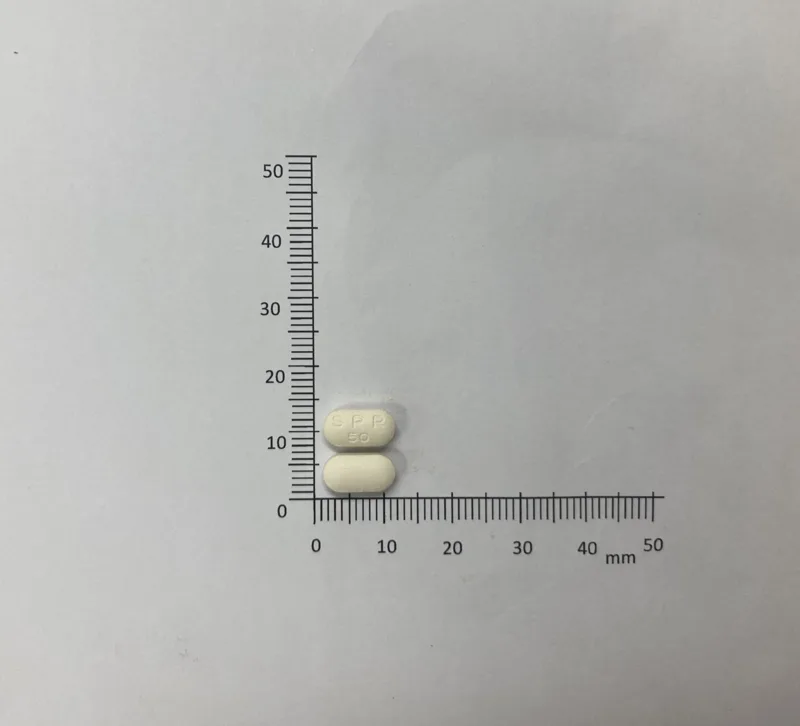 解凍膜衣錠５０毫克外觀