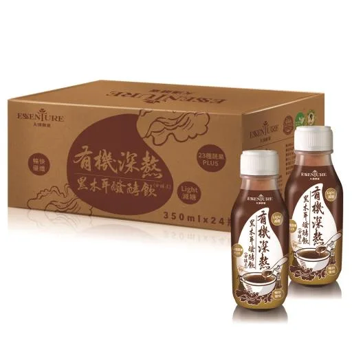 有機深熬黑木耳酵素飲350ml*24瓶/箱 外包裝