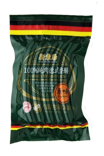 新東陽德式香腸160G 外包裝
