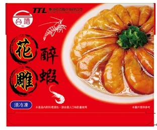 台酒花雕醉蝦禮盒 外包裝