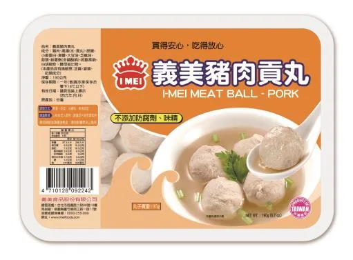 義美豬肉貢丸 190g 外包裝