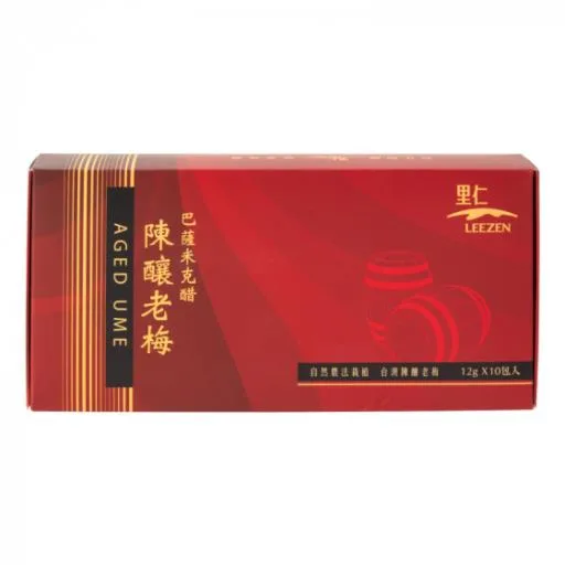 里仁-巴薩米克醋陳釀老梅 外包裝