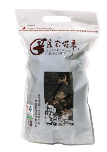 有機黑面白背乾木耳 250g 外包裝