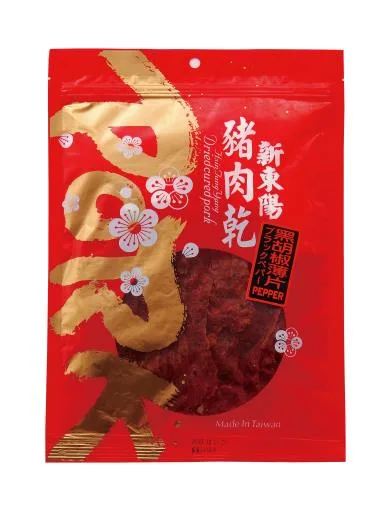 新東陽黑胡椒薄片豬肉乾170G 外包裝