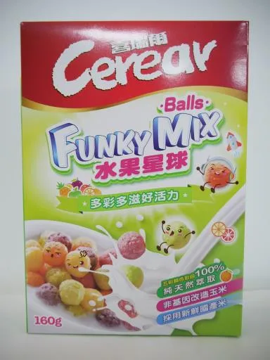 喜瑞爾FUNKY MIX水果星球 外包裝