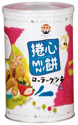 草莓捲心餅 外包裝