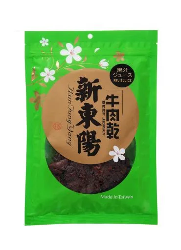 新東陽果汁牛肉乾包100G 外包裝
