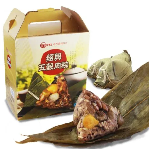 台酒紹興五穀肉粽 外包裝