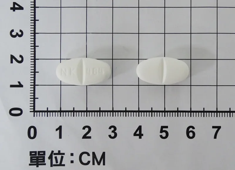 康立定膜衣錠 800 毫克外觀