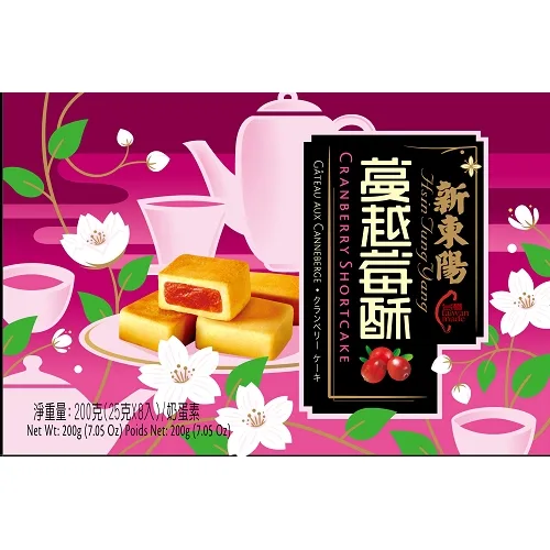 新東陽蔓越莓酥25g*8入90天 外包裝