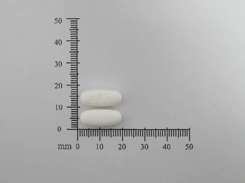 喜必福 膜衣錠 600 毫克外觀