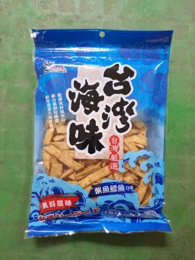 台灣海味柴魚鱈魚口味 外包裝