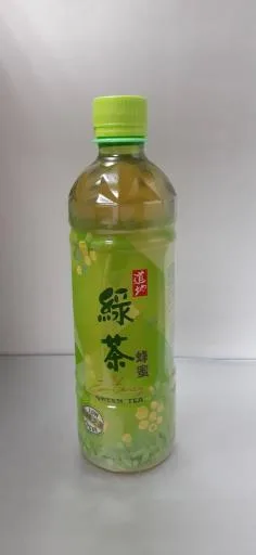 道地蜂蜜綠茶500ml 外包裝