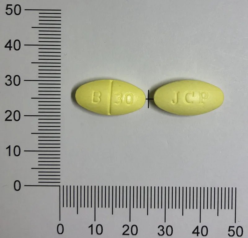 "強生"祥疏痛錠膜衣錠500公絲（每非那）外觀
