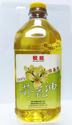 松鼎非基改芥花油2L 外包裝