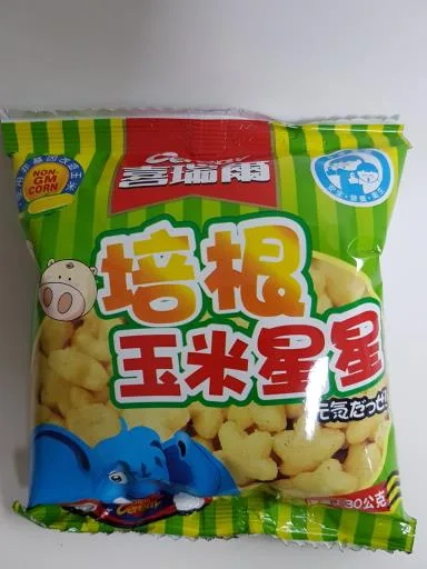 喜瑞爾培根玉米星星 外包裝