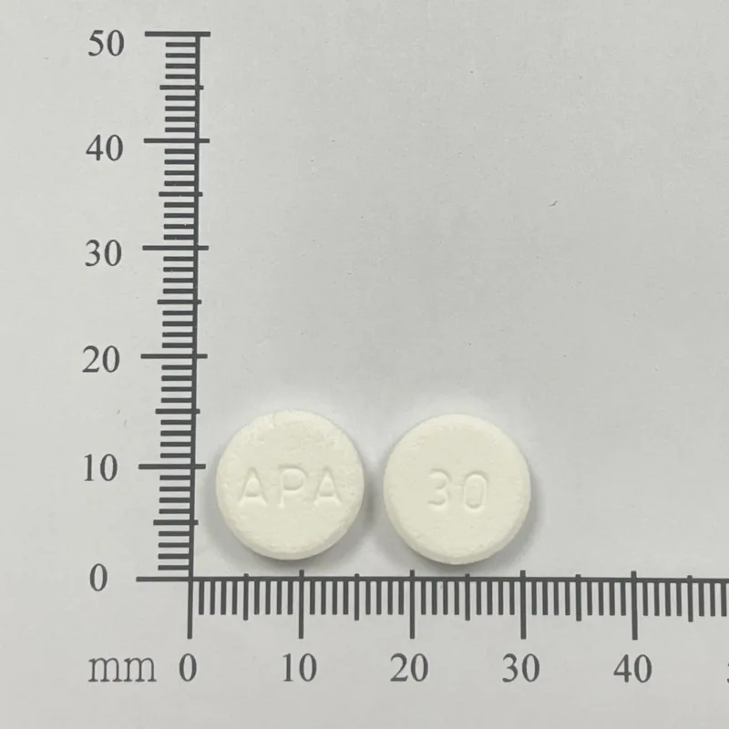 鴻汶緩憂口溶錠30毫克外觀