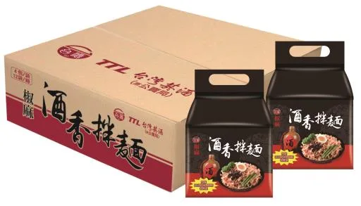 台酒酒香乾拌麵-椒麻 外包裝