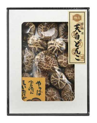 藤和極上天白冬菇禮盒 外包裝