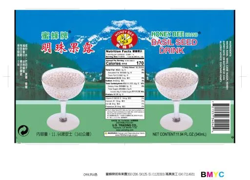 350g蜜蜂牌明珠果露 外包裝