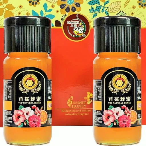 [上喆蜂蜜]首採蜂蜜禮盒-700G(2入) 外包裝