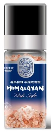 喜瑪拉雅手採玫瑰鹽(研磨罐)(100g) 外包裝