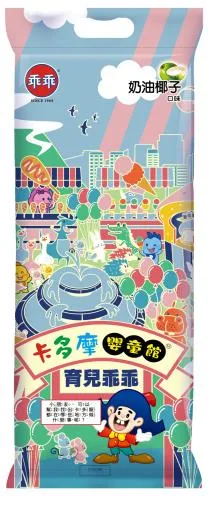 乖乖椰子4*6卡多摩聯名 6袋/箱(4包/袋) 外包裝