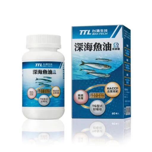 深海魚油軟膠囊 外包裝